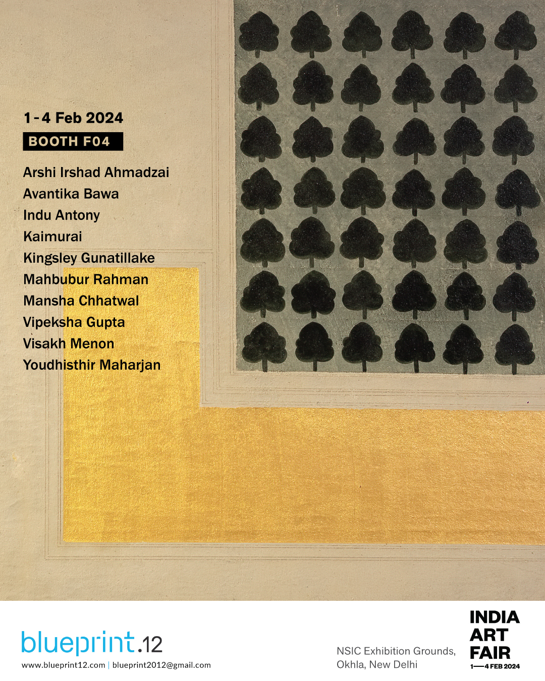 India Art Fair '24, South Asian Artists, Blueprint12