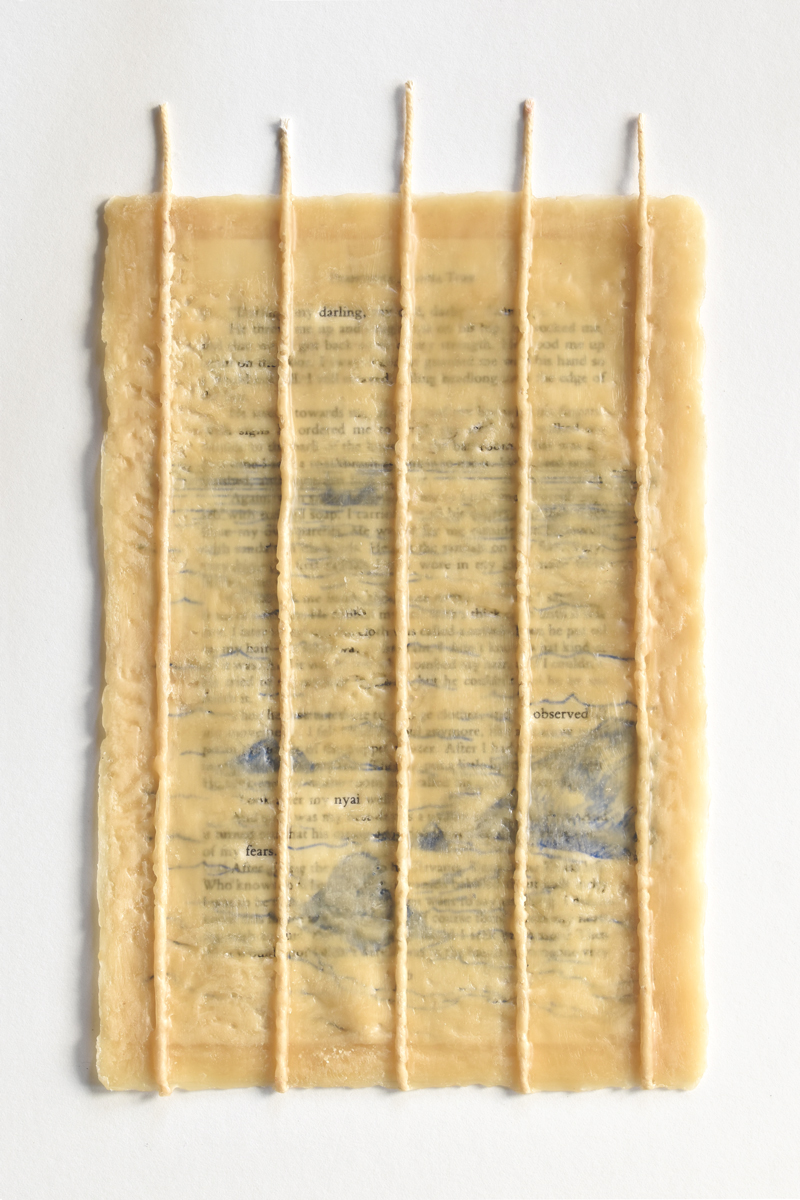 Mansha Chhatwal, book art, beeswax, south asian artist