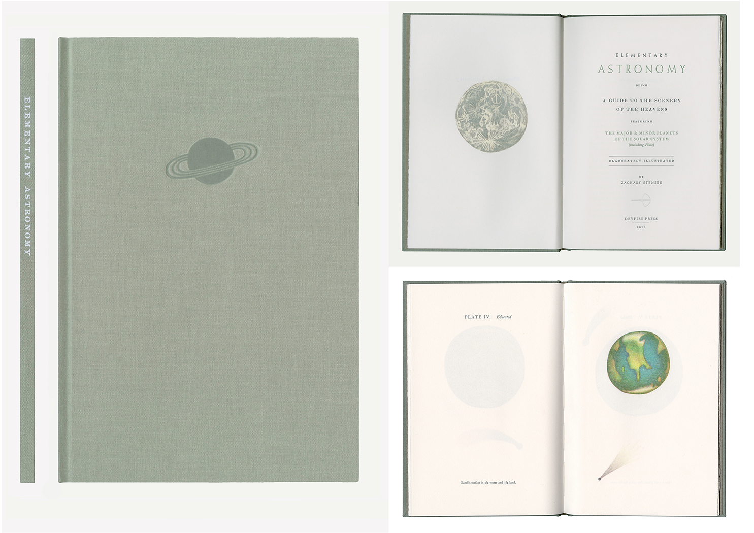 Zach Stensen, artist book, astronomy