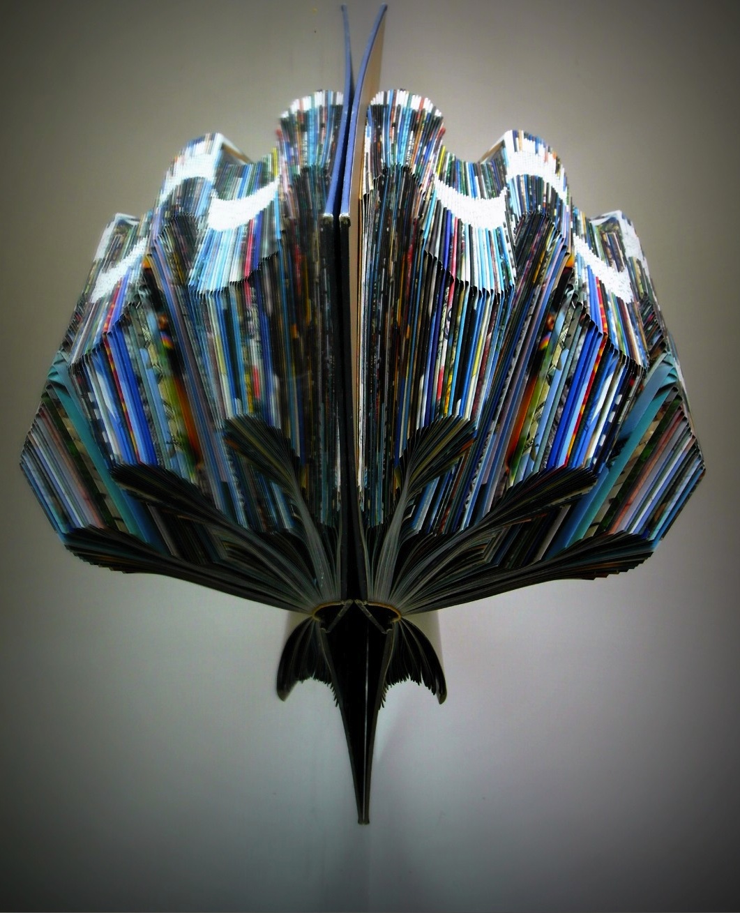 Banoo Batliboi, abstraction of book art, Digital print