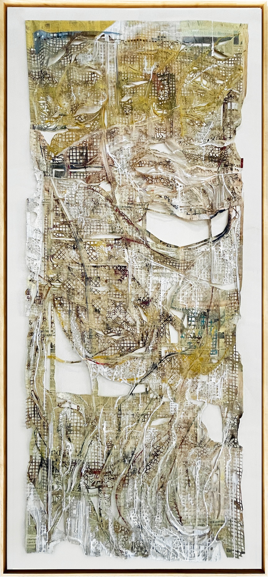 Zoya Chaudhary, Singapore artist, paper cut out, newspaper